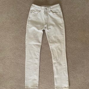 Levi’s Mid Rose Skinny White Jeans